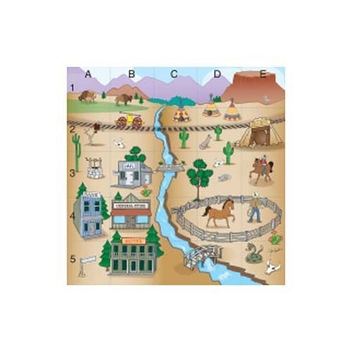 bee-bot/blue-bot wild west mat