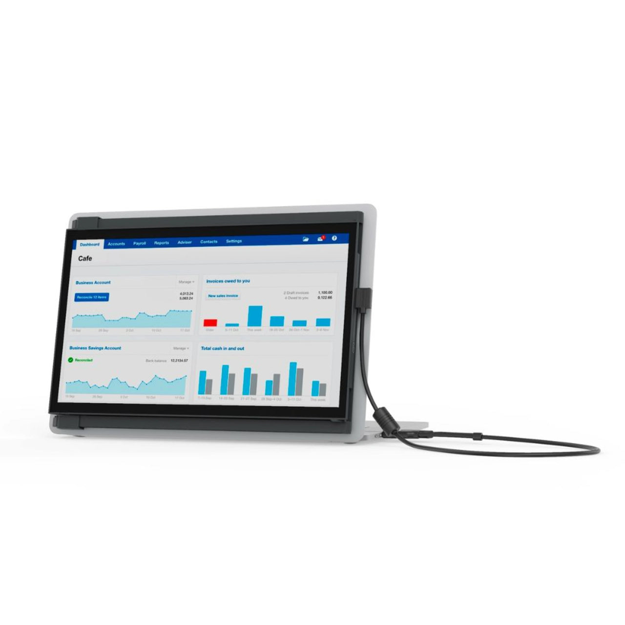 Mobile Pixels Duex Plus Portable Laptop Monitor 13.3" (Grey) available in Australia from Sammat Education