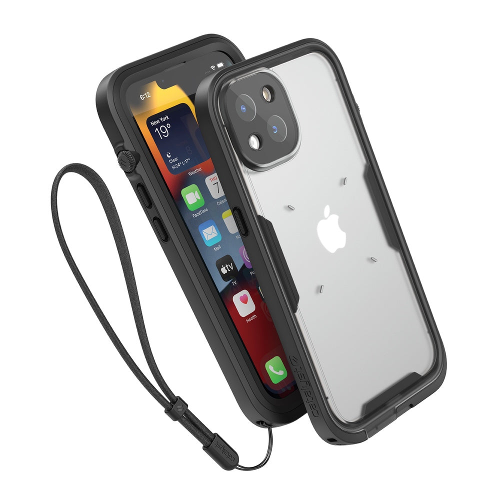catalyst total protection case for iphone 13 (stealth black)